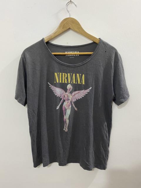 Vintage - Rare Nirvana In Utero Distressed Shirt