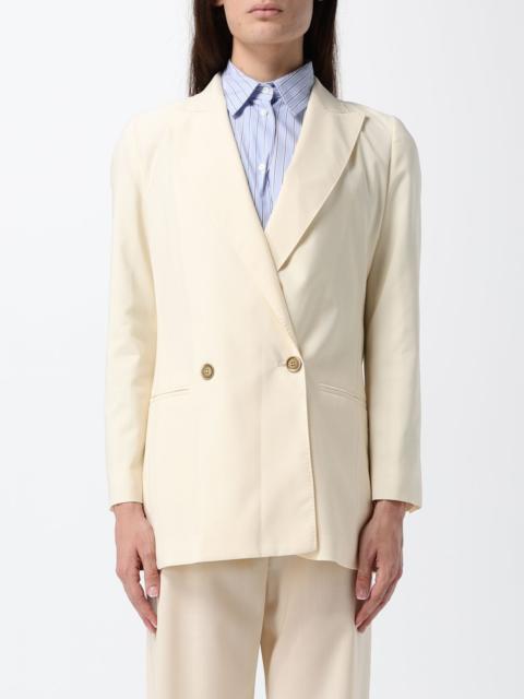 Max Mara Max Mara Women Max Mara Double-Breasted Pure Wool Blazer With Peak Lapels