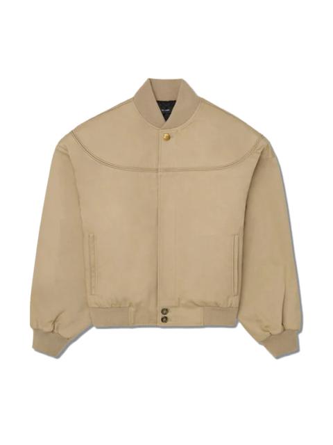 WILLY CHAVARRIA Willy Chavarria Gas Station Bomber Beige