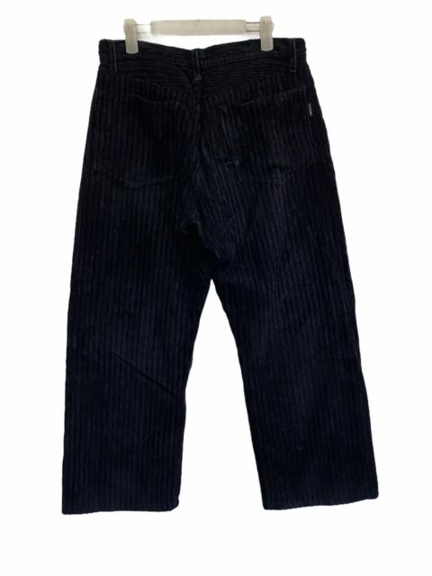 Other Designers Indigo - Blue Way Japan Corduroy Baggy Crop Pants