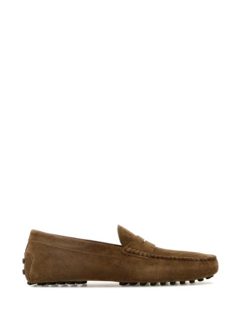 Tod's Tod's Men Brown Suede Loafers