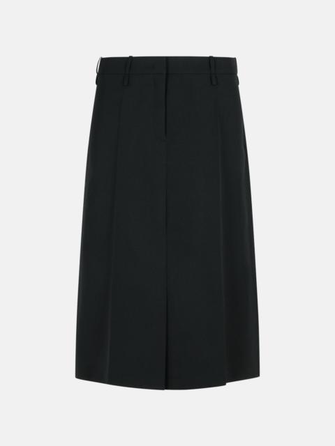 Jil Sander BLACK WOOL SKIRT