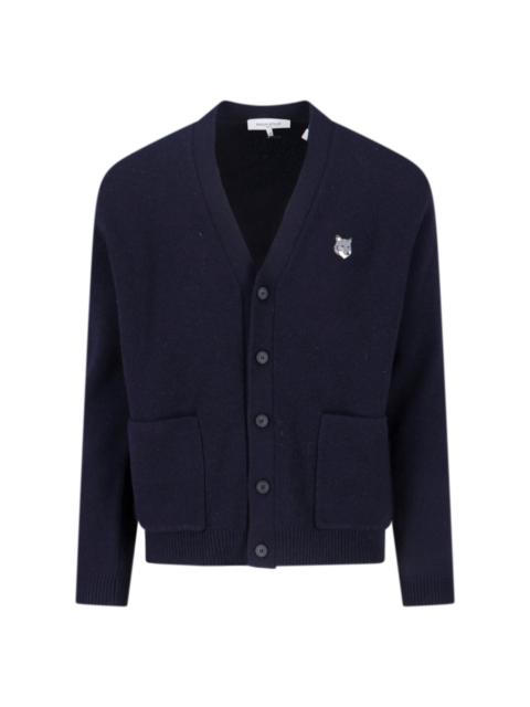 Maison Kitsuné 'FOX HEAD' CARDIGAN
