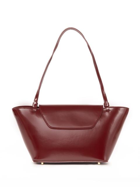 Elleme Courrier Tote Patent Leather Wine