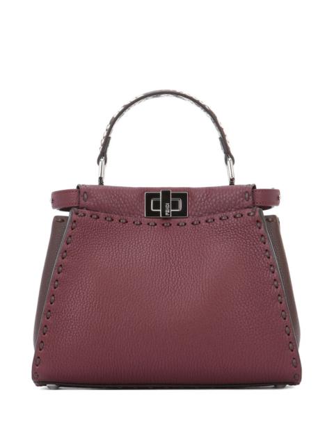 FENDI Fendi Women Peekaboo Mini Leather Handbag