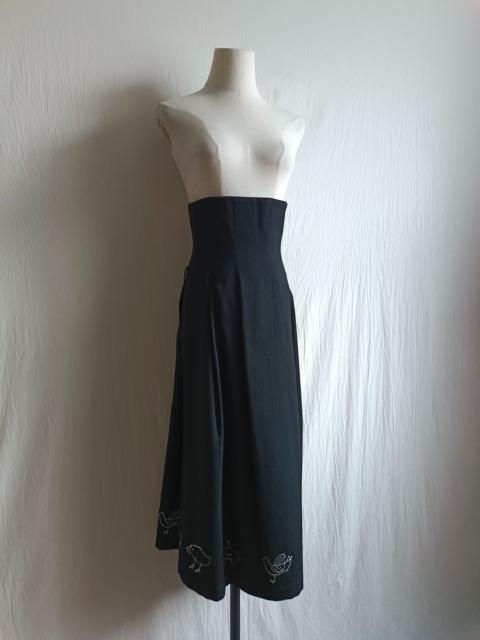 Comme Des Garçons 1989 Chalk Drawing | Comme des Garçons Rei Kawakubo Skirt