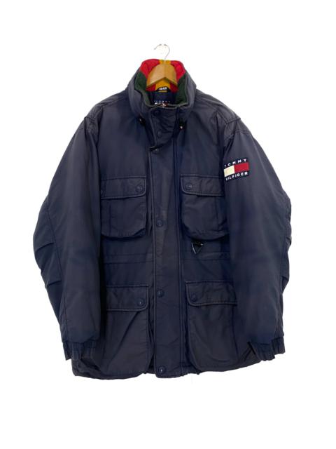 Other Designers Vintage - Vintage Tommy Hilfiger Puffer Parka Jacket Four PocketDesign