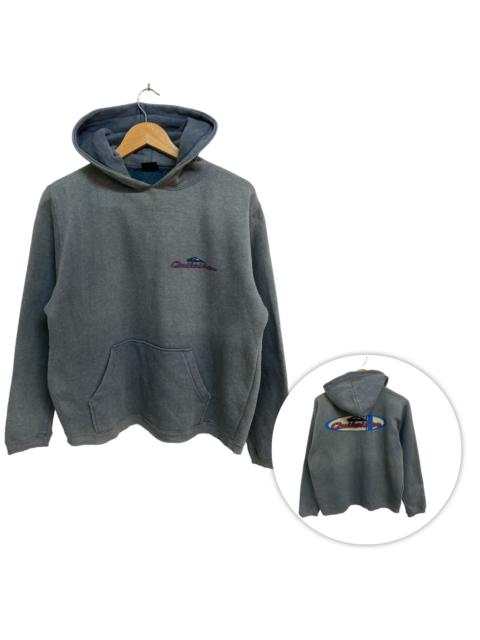 Other Designers Vintage - Vintage 90s Quiksilver Big Logo Sunfade Hoodie