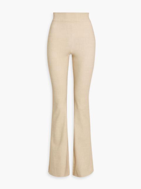 Other Designers Venusette printed stretch-jersey flared pants