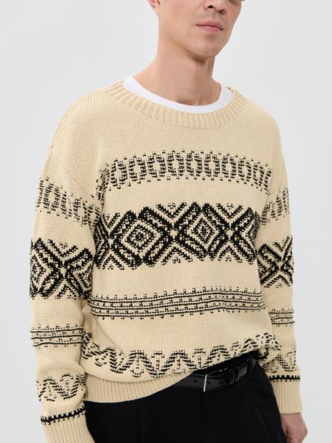 NN07 Todd Jacquard Sweater