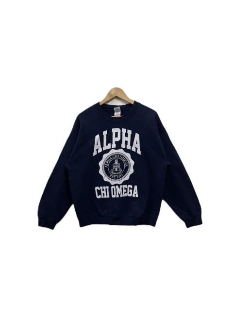 Other Designers Vintage Alpha Chi Omega Sweatshirt Pullover