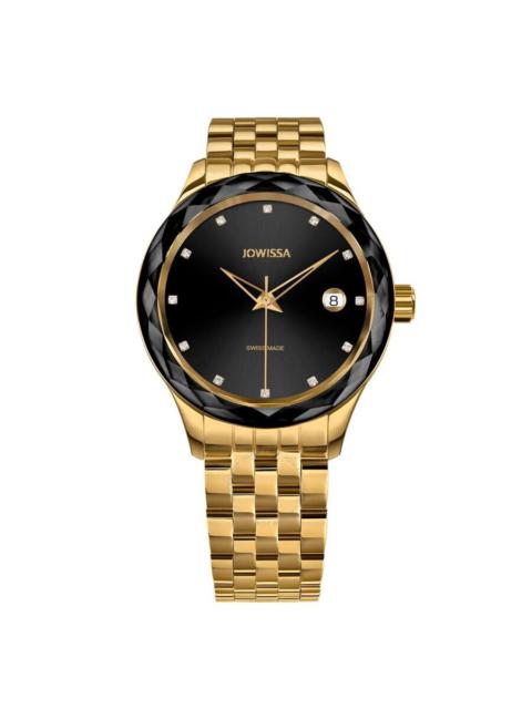Jowissa - Jowissa Tiro Quartz Diamond Black Dial Ladies Watch J6.236.M