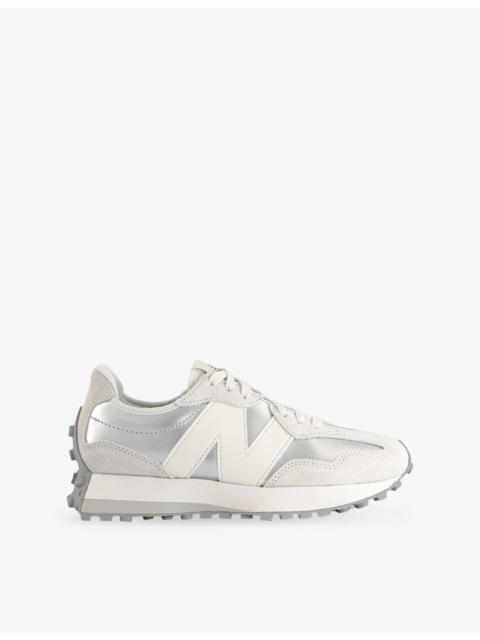 New Balance 327 Suede And Leather Trainers