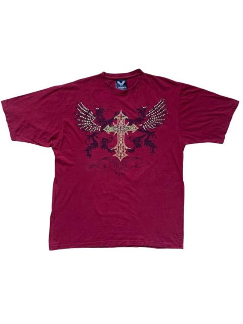 Other Designers Avirex Classics Cross Wings Embroidered T Shirt