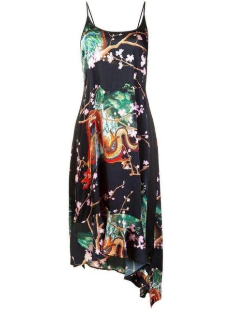 rabanne Printed Asymmetric Dress