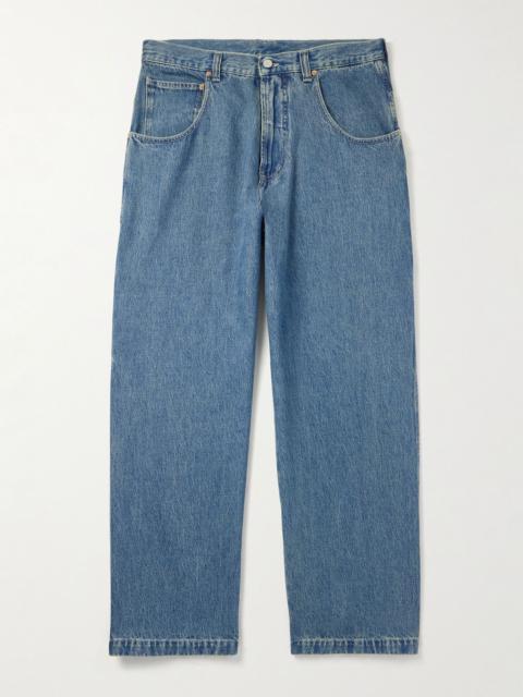 VETEMENTS Hip-Hop Straight-Leg Jeans Blue