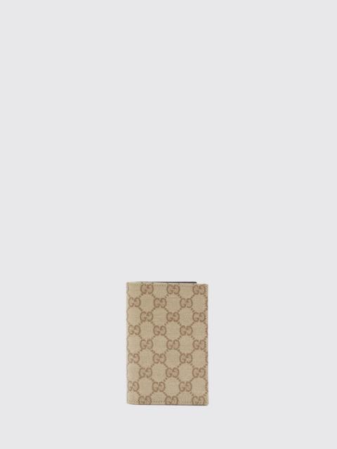 GUCCI Gucci Men Gg Supreme Monogram Bifold Card Holder Gucci