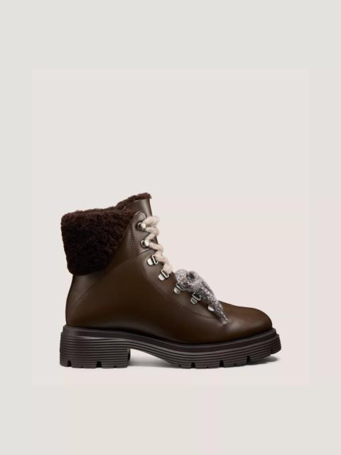 Stuart Weitzman HUDSON LITE LACE-UP BOOTIE