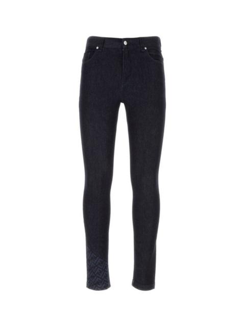 Fendi Man Stretch Denim Jeans