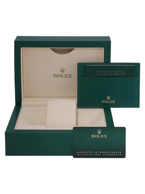 ROLEX Rolex Day-Date II Blue Wave Dial Platinum President Automatic Men's Watch 218206BLWAP