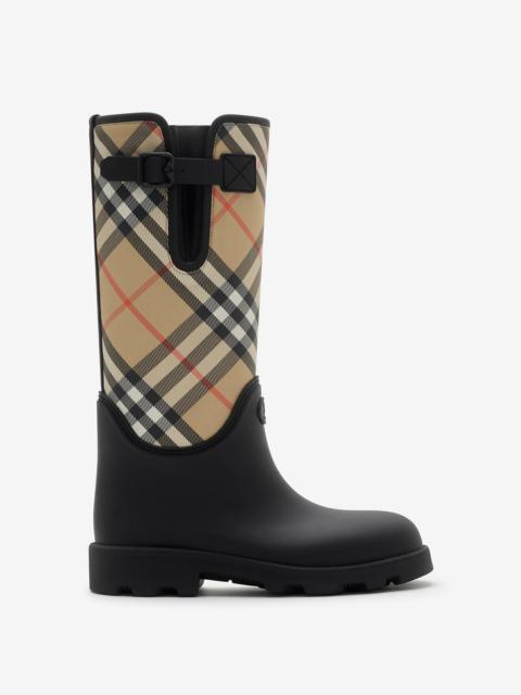 Burberry Rubber Marsh Stamp High Boots​
