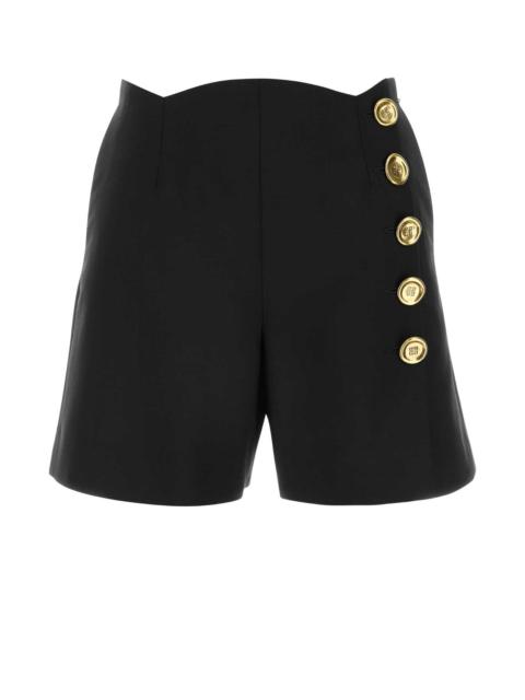 Givenchy Women Black Wool Blend Shorts