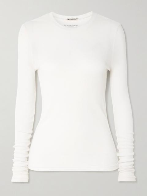 JW Anderson Ribbed Modal-jersey T-shirt