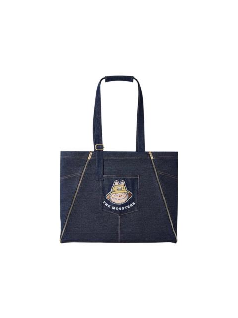 POP MART Pop Mart The Monsters Labubu Fall in Wild Series Denin Apron Bag