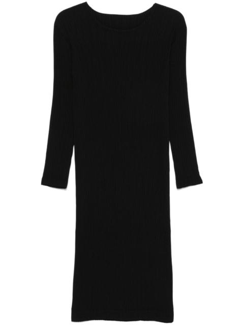 Issey Miyake Women Pleated Midi Dress