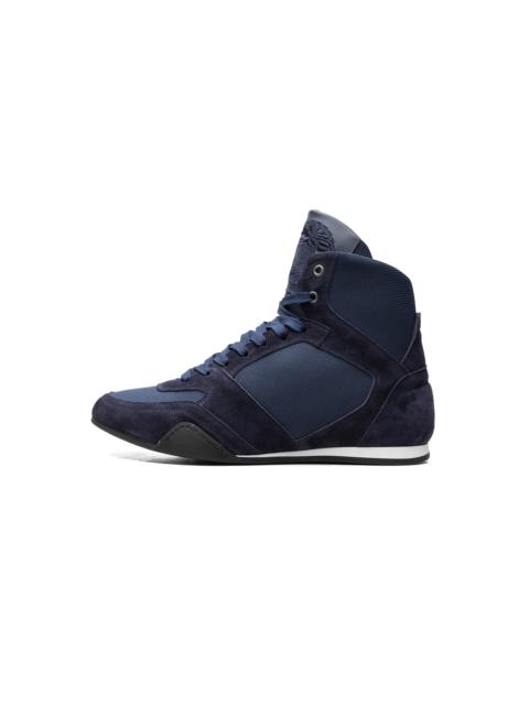 VERSACE High Top Greek Key "Navy"