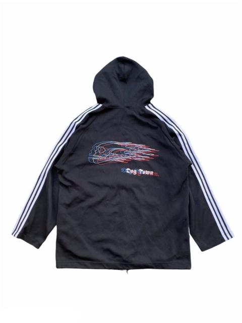 Other Designers Dogtown 3 Stripes Skull Flames Hoodies