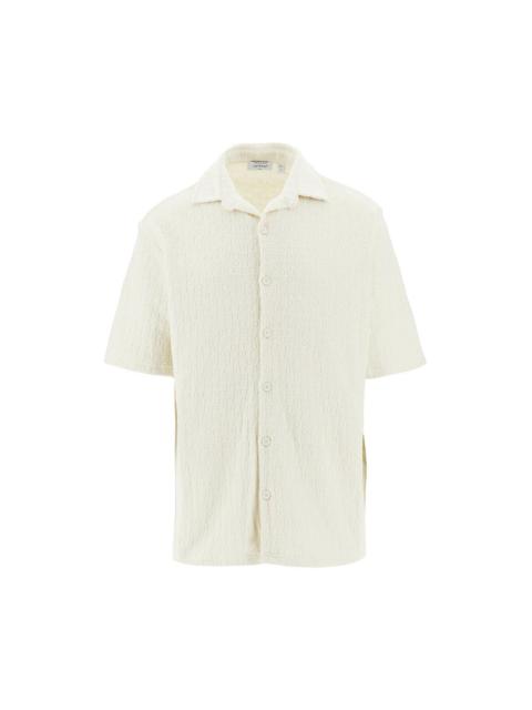 Off-White Off White Men Jacquard Terry Bowling Shirt