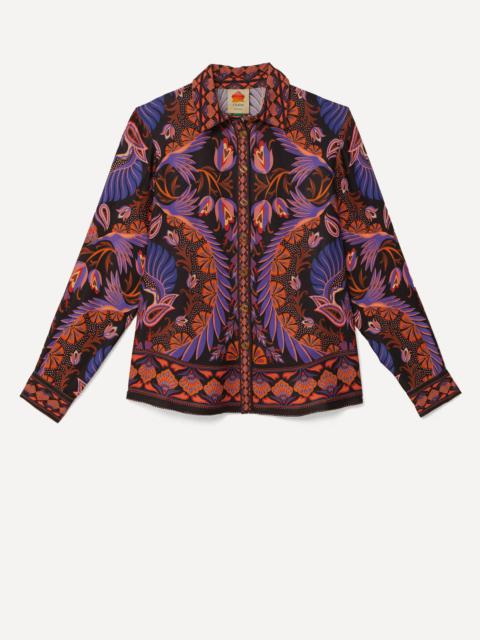 FARM RIO Heart Forest Black Shirt