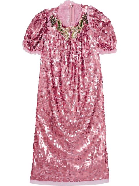 Dolce & Gabbana Embellished tulle dress