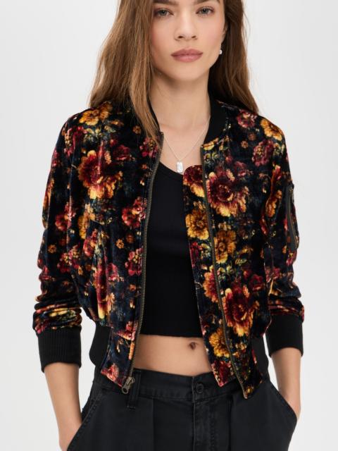 R13 Shrunken Flight Bomber Jacket