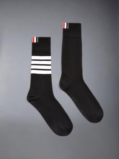 Thom Browne Lightweight Cotton 4-bar Mid Calf Socks