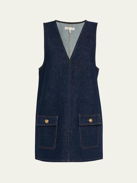 FRAME The Pinafore Mini Dress