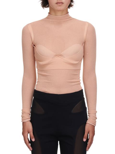 Dion Lee Hosiery Mesh Top
