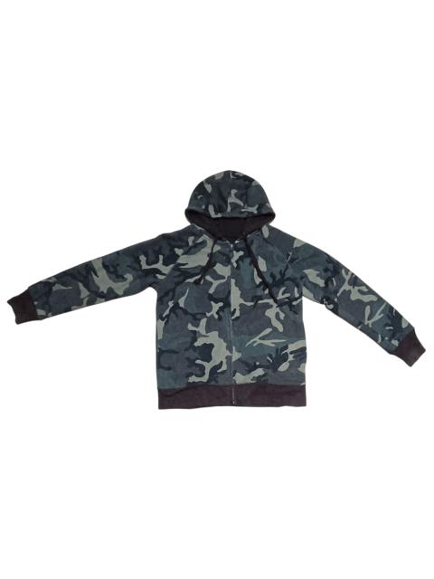 Other Designers BROOKLYN INDUSTRIES REVERSIBLE CAMOUFLAGE HOODIE