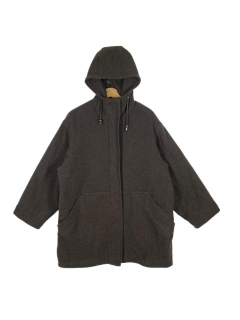 Other Designers Vintage - Vintage Naf Naf Wool Jacket Zipper Hoodie M Size