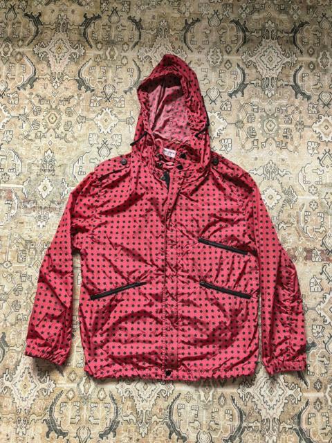 SAINT LAURENT Saint Laurent 19ss Red Sole Black Stars Multi-Zip Hoodie
