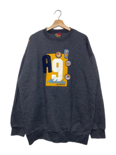 Other Designers Vintage Akademiks Patch Work Embroidered Crewneck