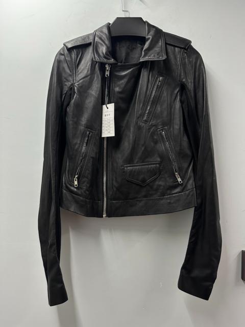 Rick Owens Rick Owens biker leather jacket