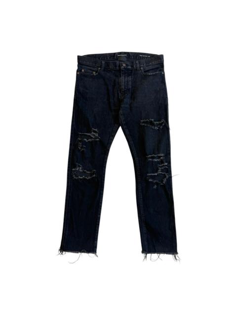 SAINT LAURENT SLP - Hedi Slimane - S/S 14 - D02 Zebra-Print Denim