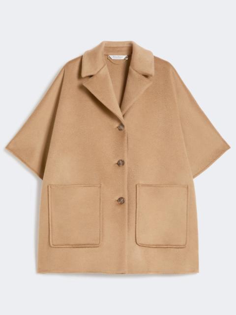 Max Mara Oversized cashmere broadcloth cape - CAMEL