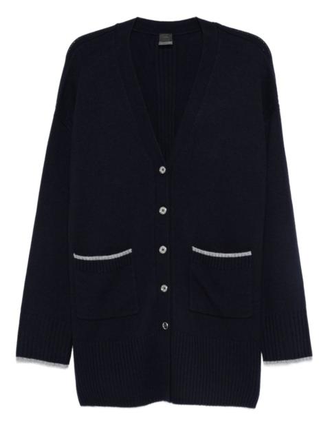 PINKO pocket-detail button-up cardigan