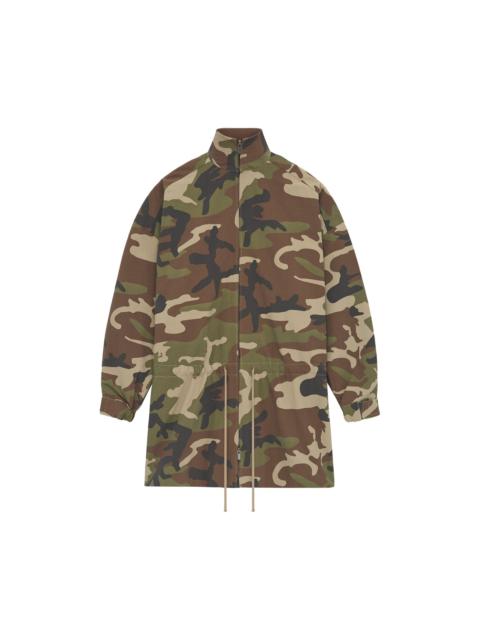 ESSENTIALS Fear of God Essentials Military Nylon Mockneck Anorak 'Woodland Camo'