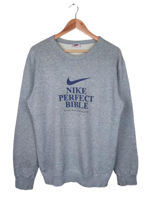 Other Designers Vintage - Vintage Nike 90s Perfect Bible Distressed Sweatshirt