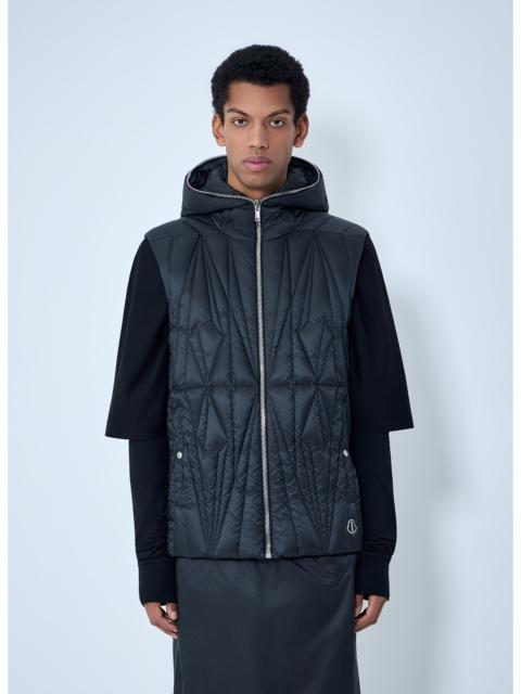 Other Designers Moncler X Rick Owens Women Geocamo Flight Quilted Hooded Gilet