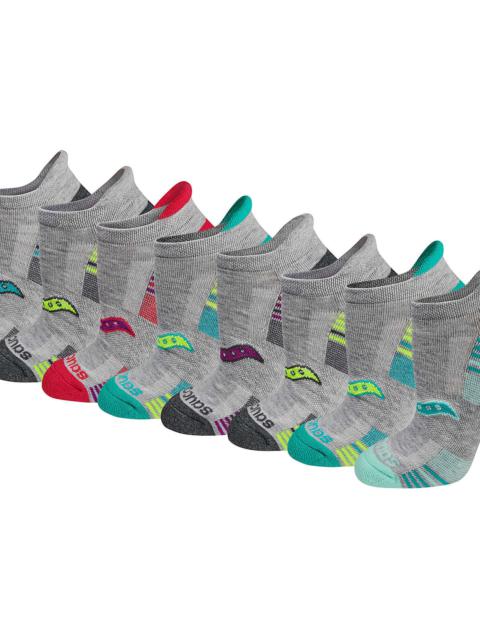 Saucony Glory Performance No Show Tab 8-Pack Socks